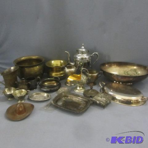 lot 40 image: Silver-plate, Copper