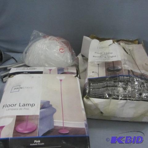 lot 41 image: Pair Floor Lamps