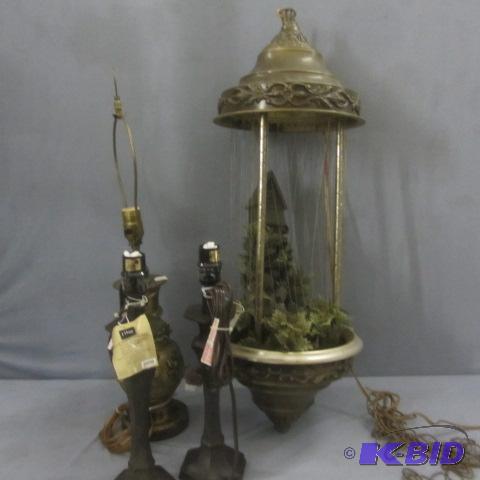 lot 43 image: Hanging Light Fixture