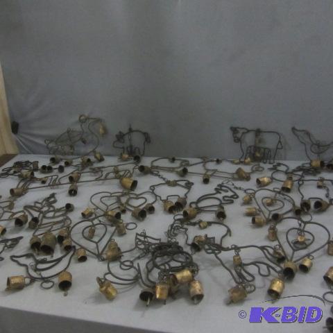 lot 48 image: Hand Crafted Primitive Bells