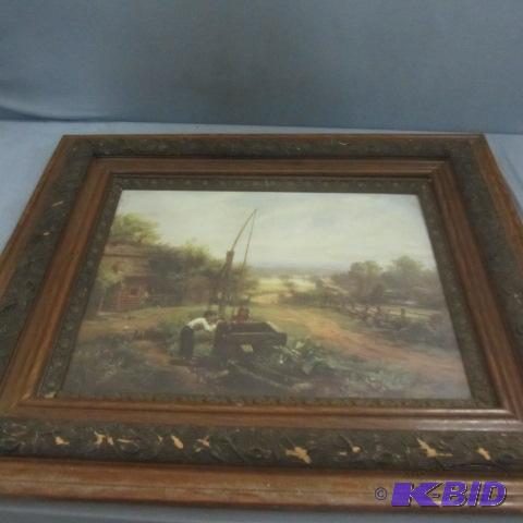 lot 62 image: Old Oaken Bucket Art