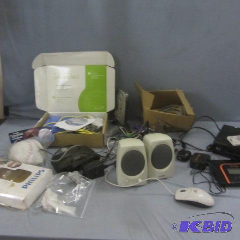lot 91 image: Modems, Satellite TV, Speakers