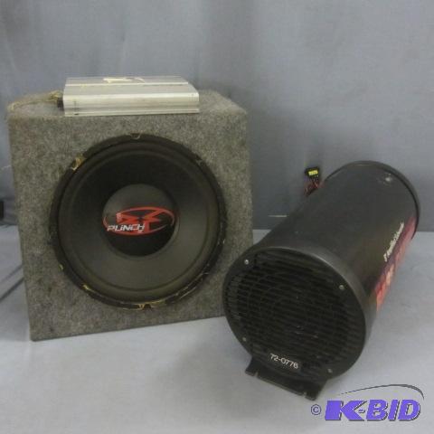 lot 94 image: Amp, Subwoofer, Bass Power