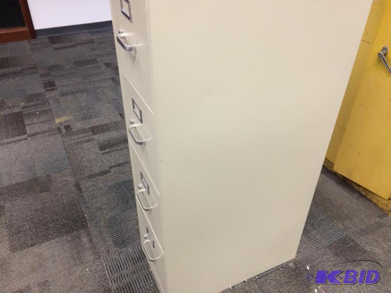 lot 1003 image: Hon 4 drawer file cabinet