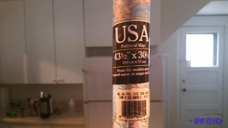 lot 119 image: National Geographic Map of the USA