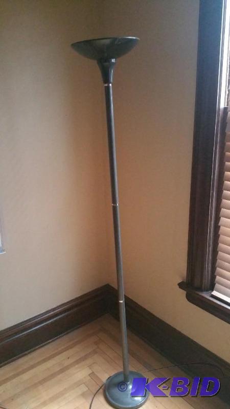 lot 124 image: Tall Grey Lamp