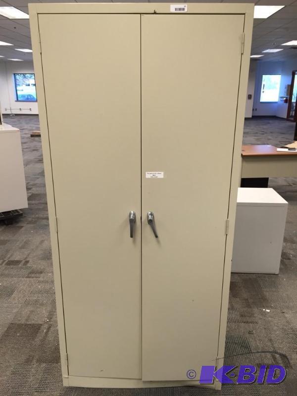 lot 23 image: Vertical Cabinet, two-door