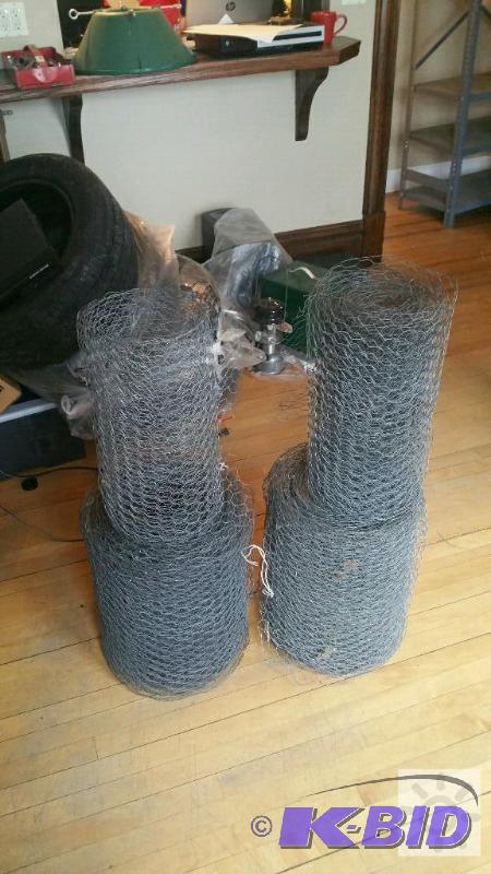 lot 503 image: Rolls of chicken wire (one price)