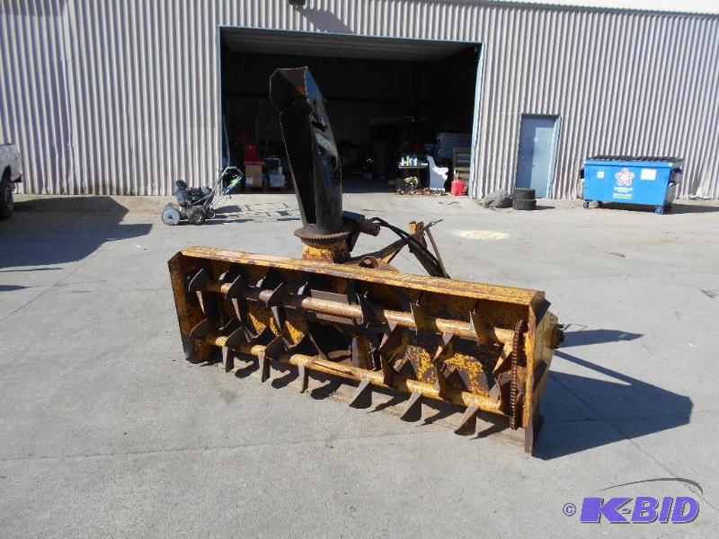 lot 11 image: Lorenz 3 Point Snowblower Attachment. 76 Wide.