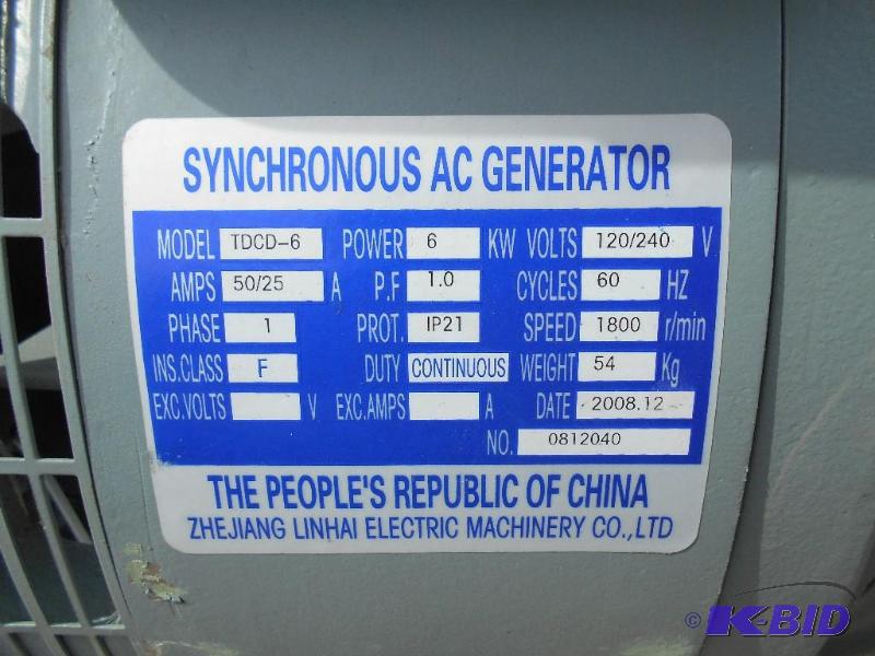 lot 15 image: One Synchronous AC Generator  Motor. NO RESERVE
