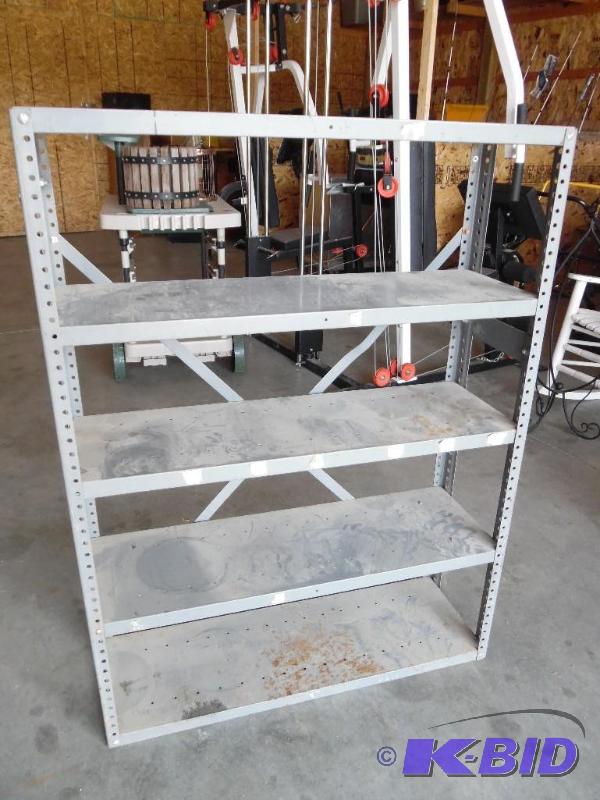 Metal shelf