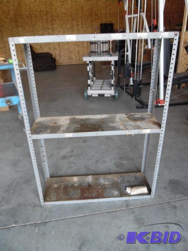 Metal shelf