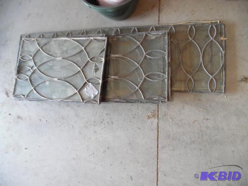 Leaded glass panels