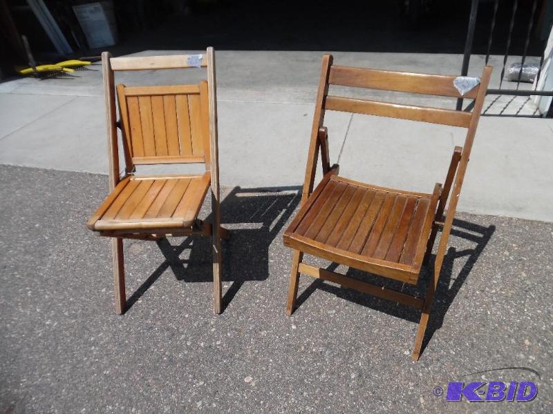 Wooden chairs