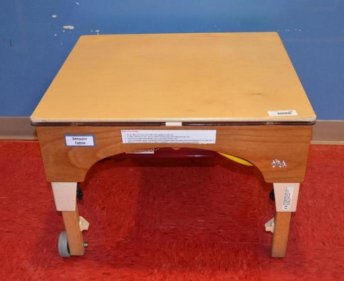 lot 110 image: Community Playthings Sand & Water wood ta...