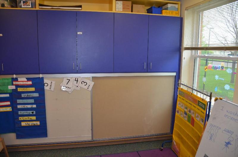 lot 159 image: Cabinet 90x96x18". Bring Philips screw d...