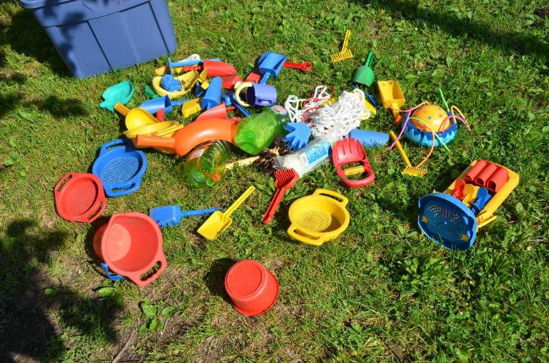 lot 223 image: Sand toys...