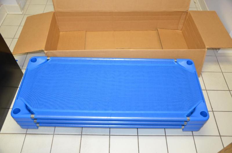 lot 229 image: 3 childrens cots new in box 50x20", The...