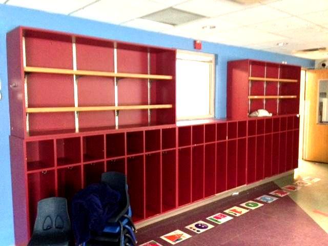 lot 31 image: Wall of Cubby Spces...