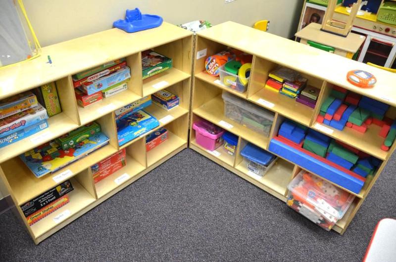 lot 68 image: Lot of misc. toys, and games. shelf not inclu...