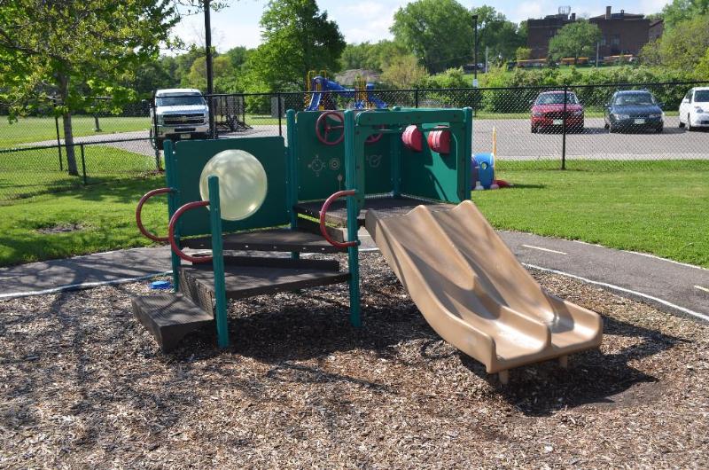 lot 8 image: Playground slide station - 8x9 feet.  ...