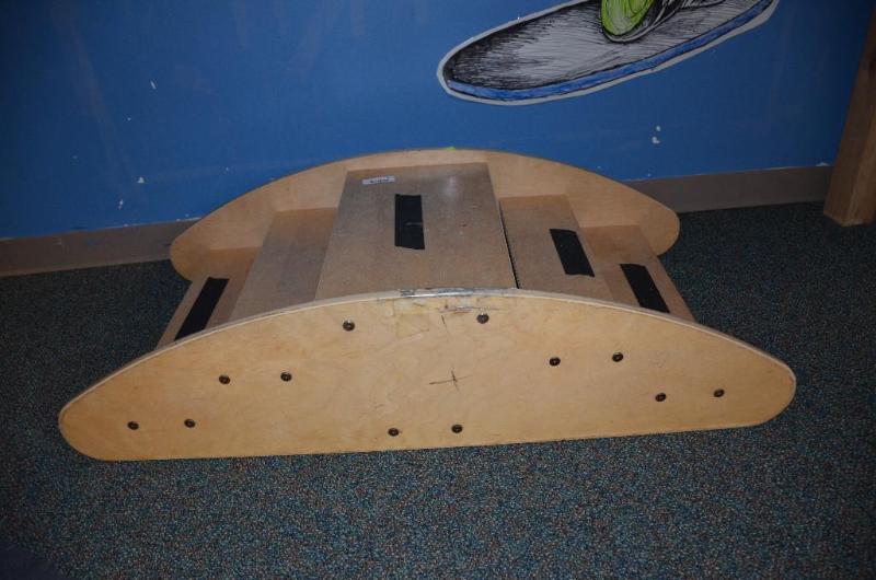 lot 99 image: Wooden play stairs 48" long...