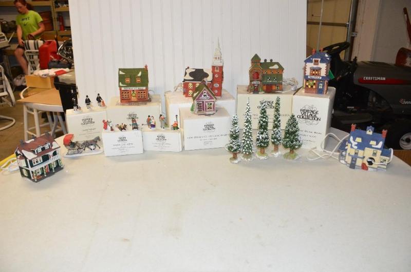 lot 105 image: Large lot of department 56  Constables, Snow...