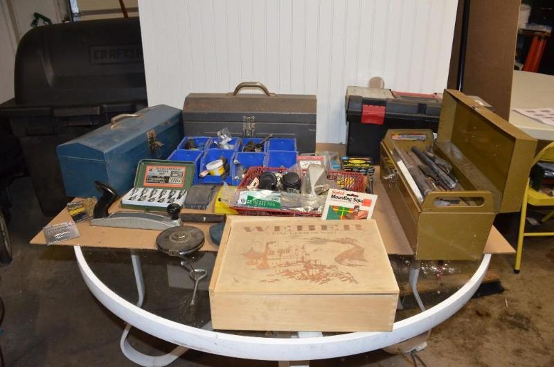 lot 124 image: Large lot of misc. tools including four tool ...