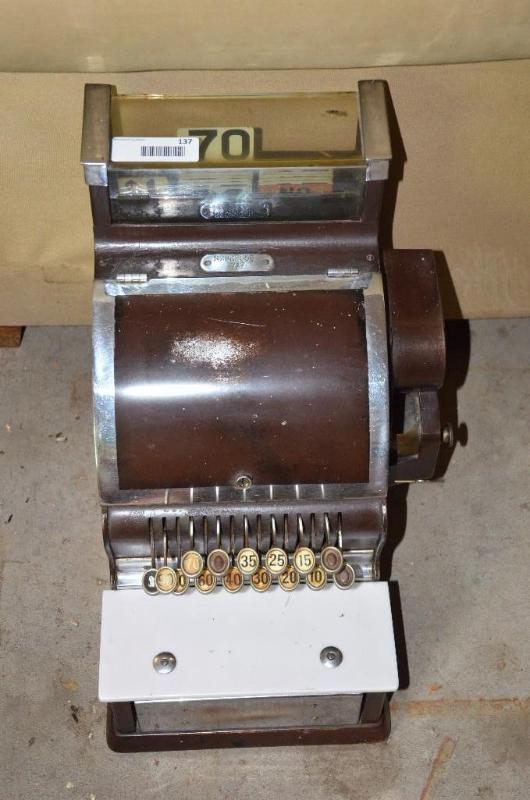 lot 137 image: Antique Cash register S2922056 717...