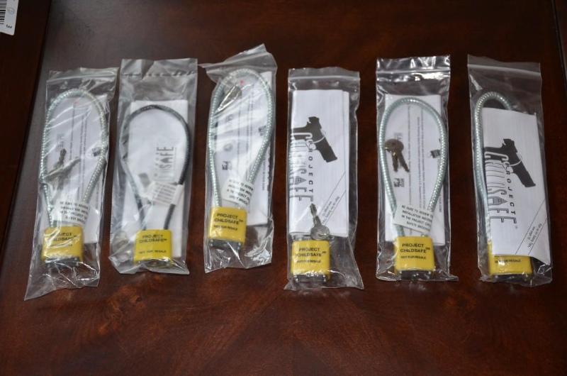 lot 150 image: 6 Project Childsafe gun locks...