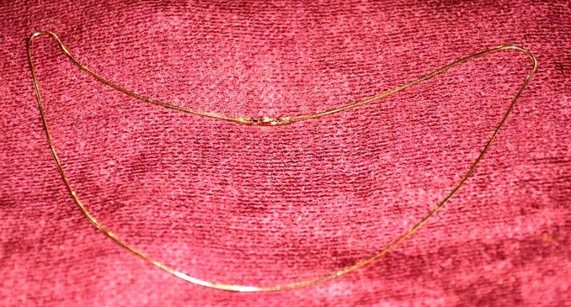 lot 2D image: 21" 14k GOLD necklace. &nbspThis is alm...