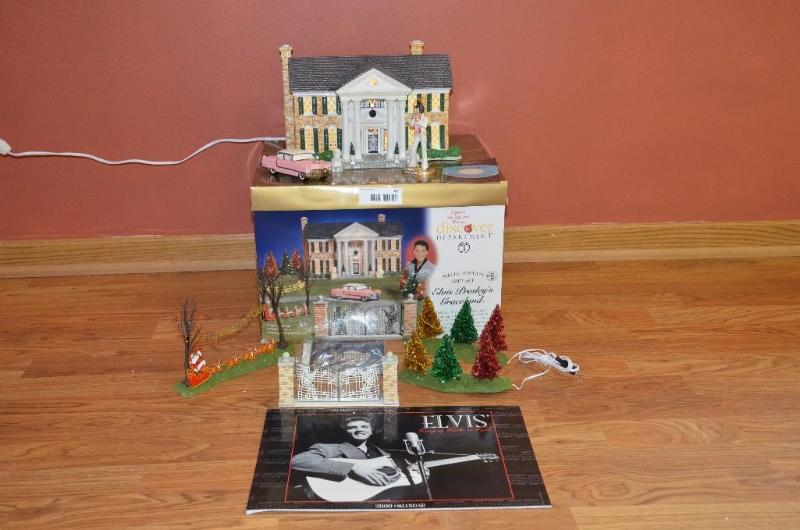 lot 47 image: Department 56 Special Edition Gift Set Elvis ...