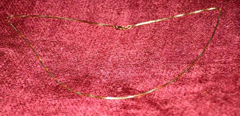 lot 4J image: 20" 14k GOLD Necklace...