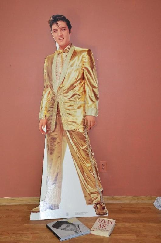 lot 60 image: Life size Elvis Presley & &quotElvis Pre...