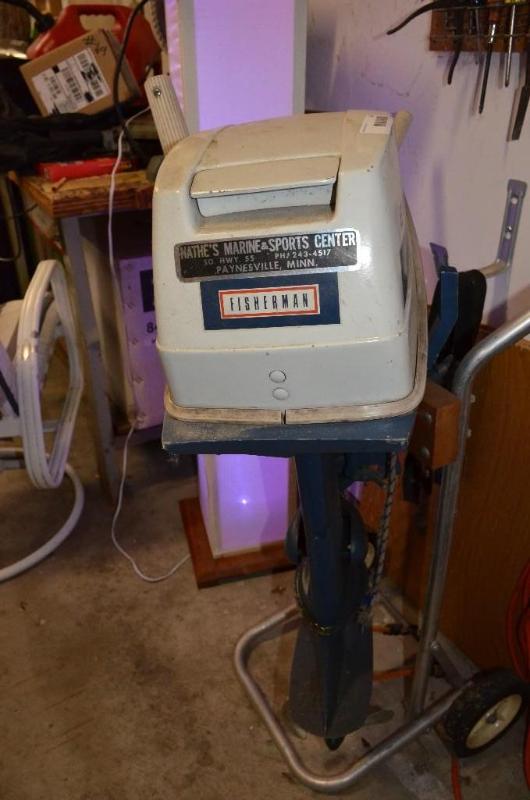 lot 64 image: EVINRUDE 6 Horsepower &quotFisherman" m...