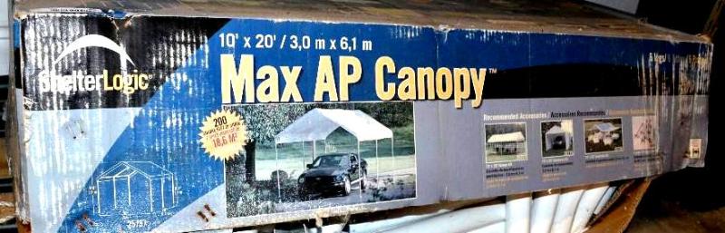 lot 65 image: Shelter Logic Max AP Canopy 10x20. We did n...