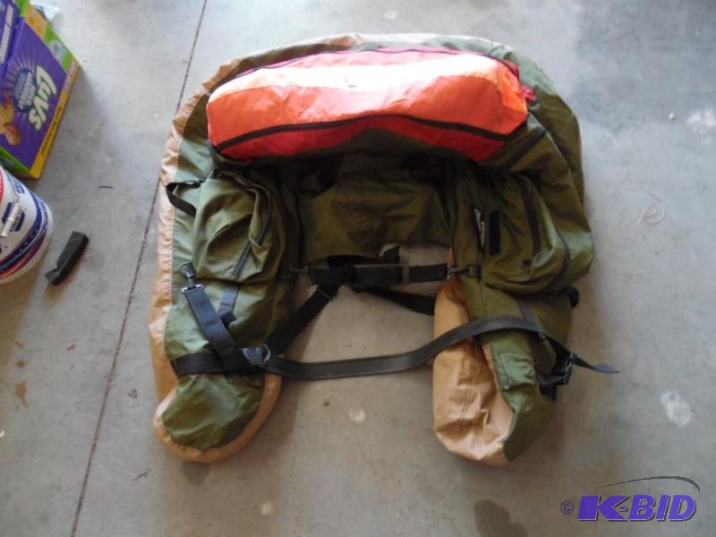 Hunting and fishing inflatable float.
