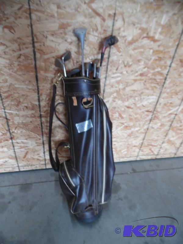 Golf Bag and Clubs