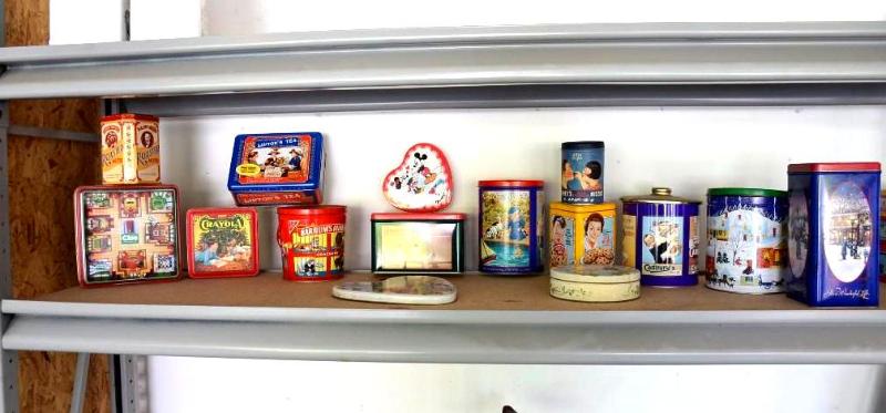 lot 168C image: Advertising Tins...