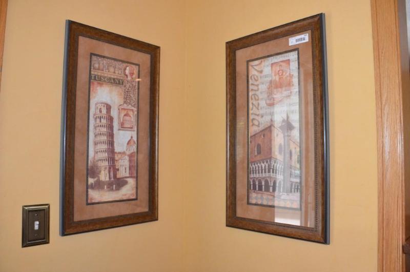 lot 169 image: 3 Wall art by Tina Chaden 15&quotx27" ...