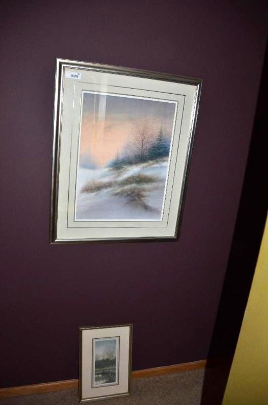 lot 194 image: 2 framed, signed, limited edition prints by A...