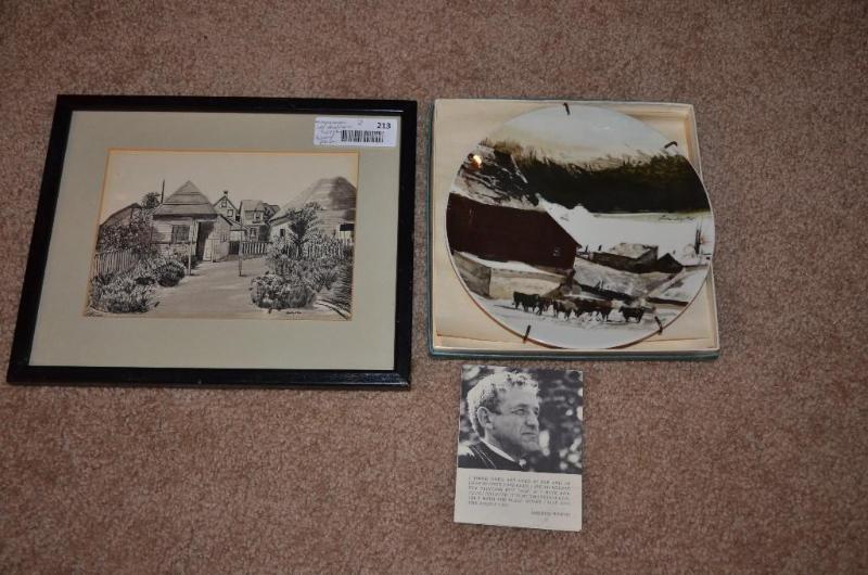 lot 213 image: The Andrew Wyeth Plate For George Jensen copy...