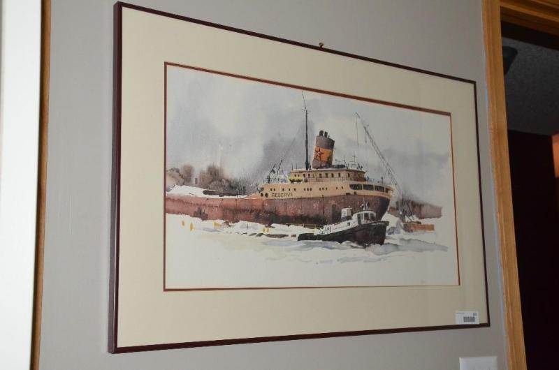 lot 222 image: Water color Painting by famous Minnesota arti...