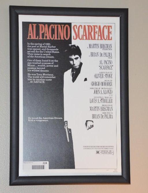 lot 224 image: &quotAl Pacino ScarFace" picture 19x12&...
