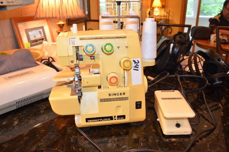 lot 241 image: Singer Merrittlocksewing Machine- model 14U44...