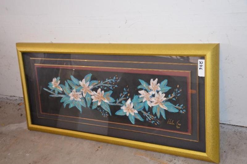lot 246 image: Limited edition Framed artwork by Stephen Kay...