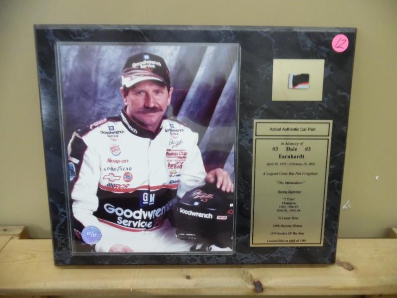 lot 12 image: Dale Earnhardt Sign