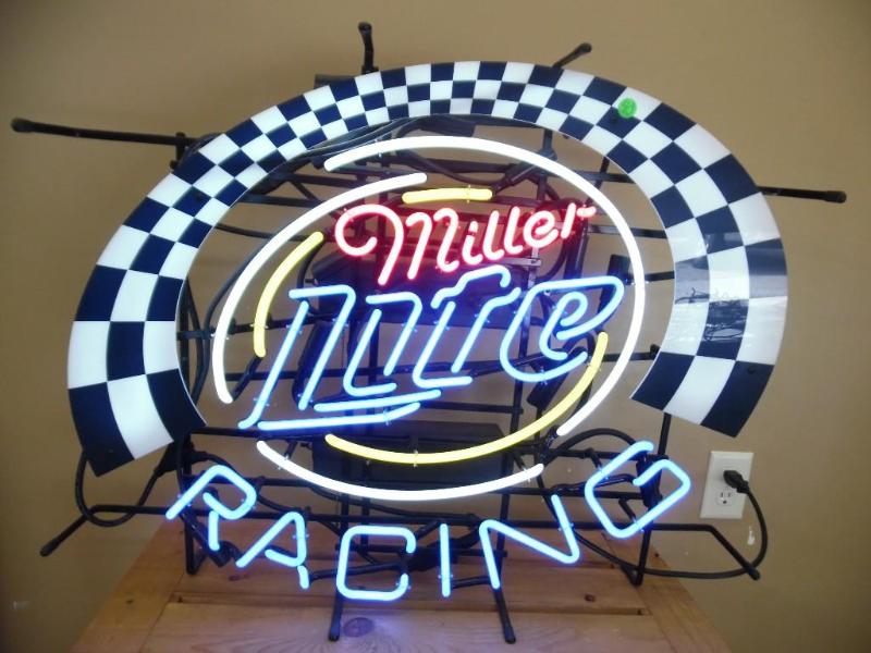 Miller Lite neon beer sign | We Sell Your Stuff Inc. Auction 96 | K-BID