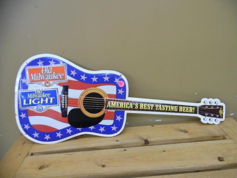 lot 31 image: Beer sign