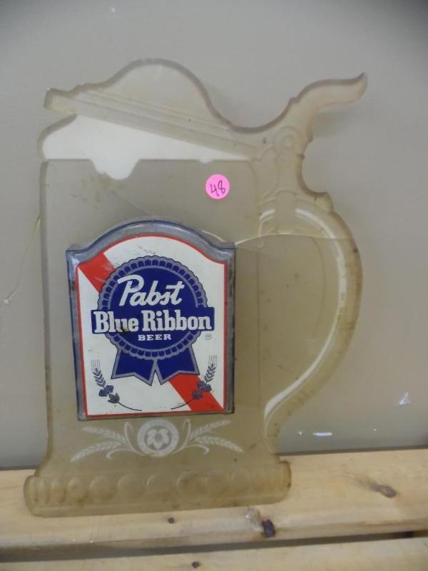 lot 48 image: Beer sign
